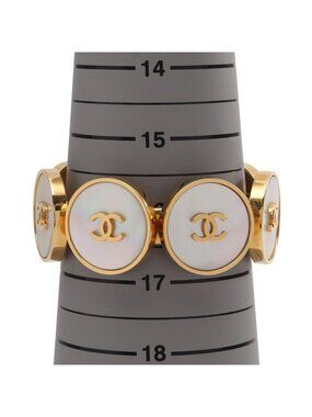 Chanel Bangle CC Logo Bracelet